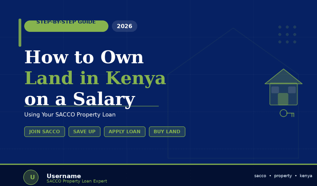 How to Own Land in Kenya on a Salary|Username Sacco