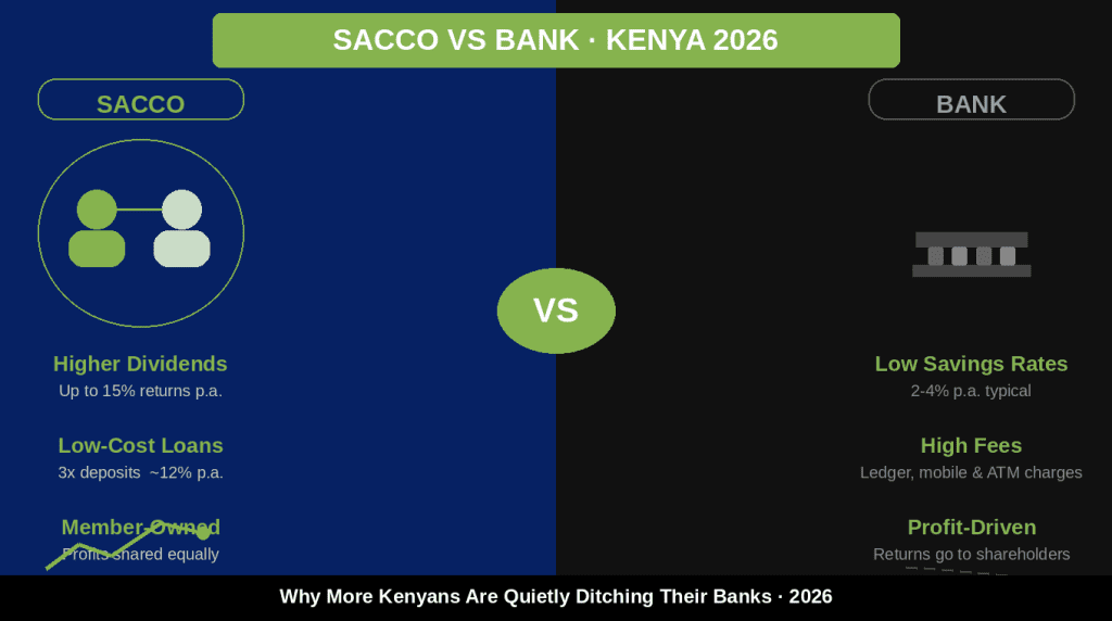 SACCO vs Bank in Kenya 2026 |username Sacco